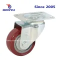 Medium Duty PVC Caster with Side Brake